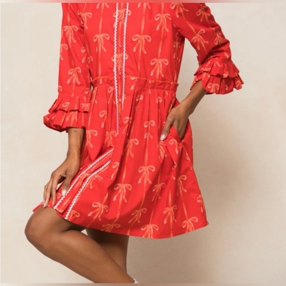 Ivy city Bowie dress in red